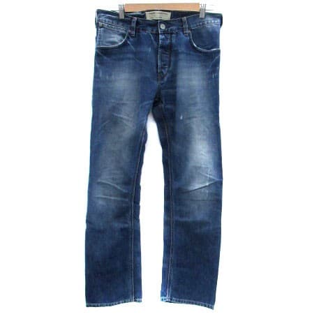 FRENCH CONNECTION Denim Pants Jeans Straight Ankle Length Button Fly Washed W32