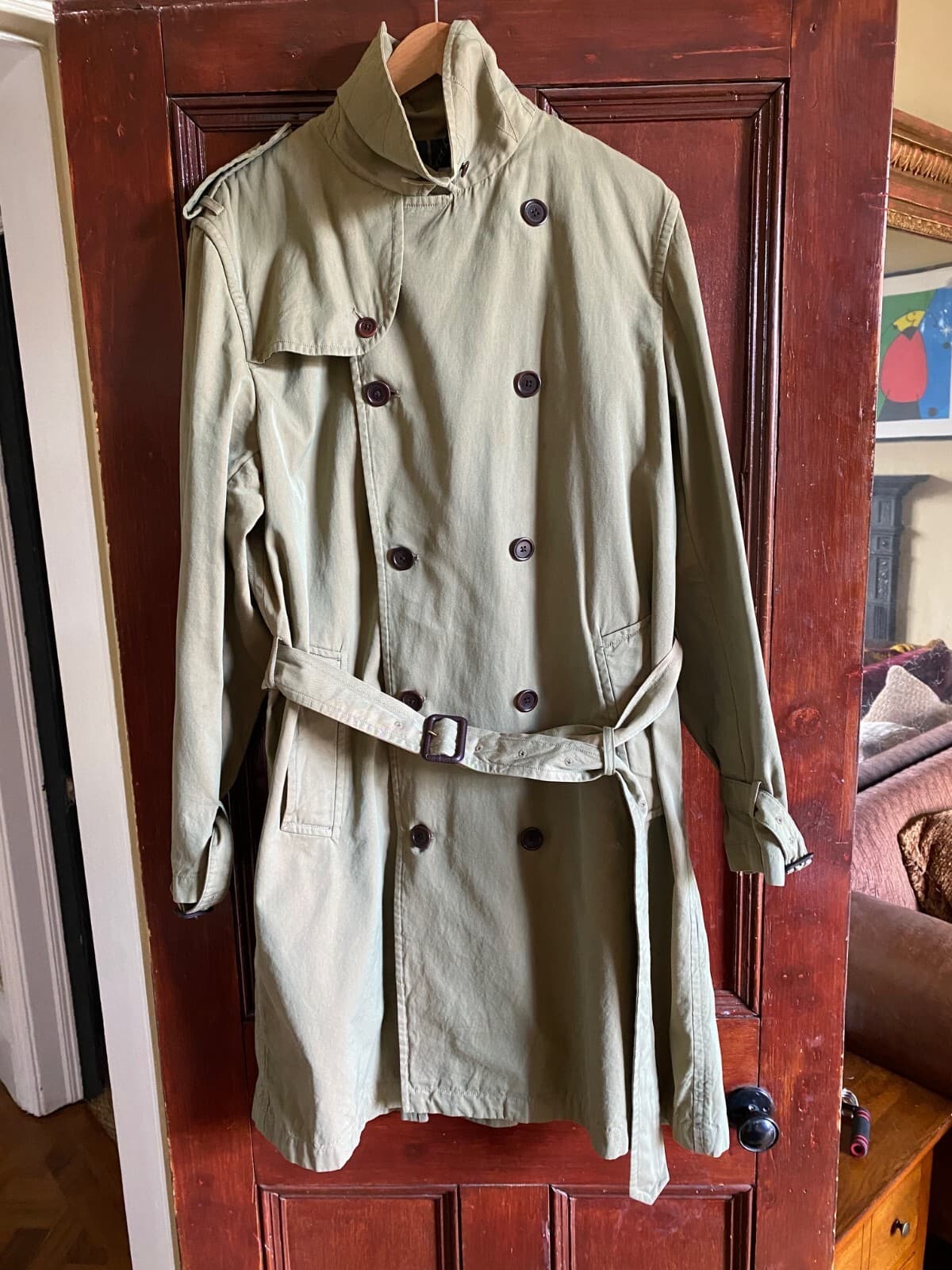 Mens Jigsaw Trench coat XL