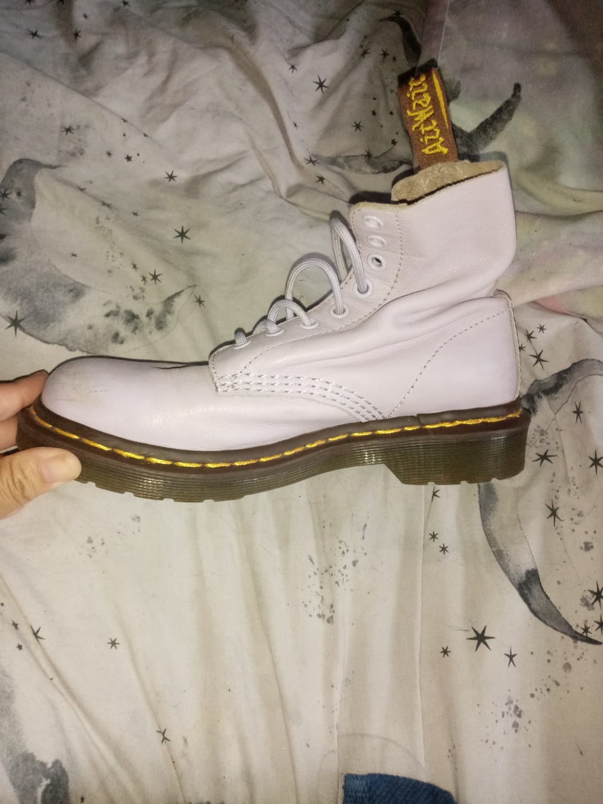 purple dr martens uk size 4 women's. Beautiful, only selling cos I bought the wr