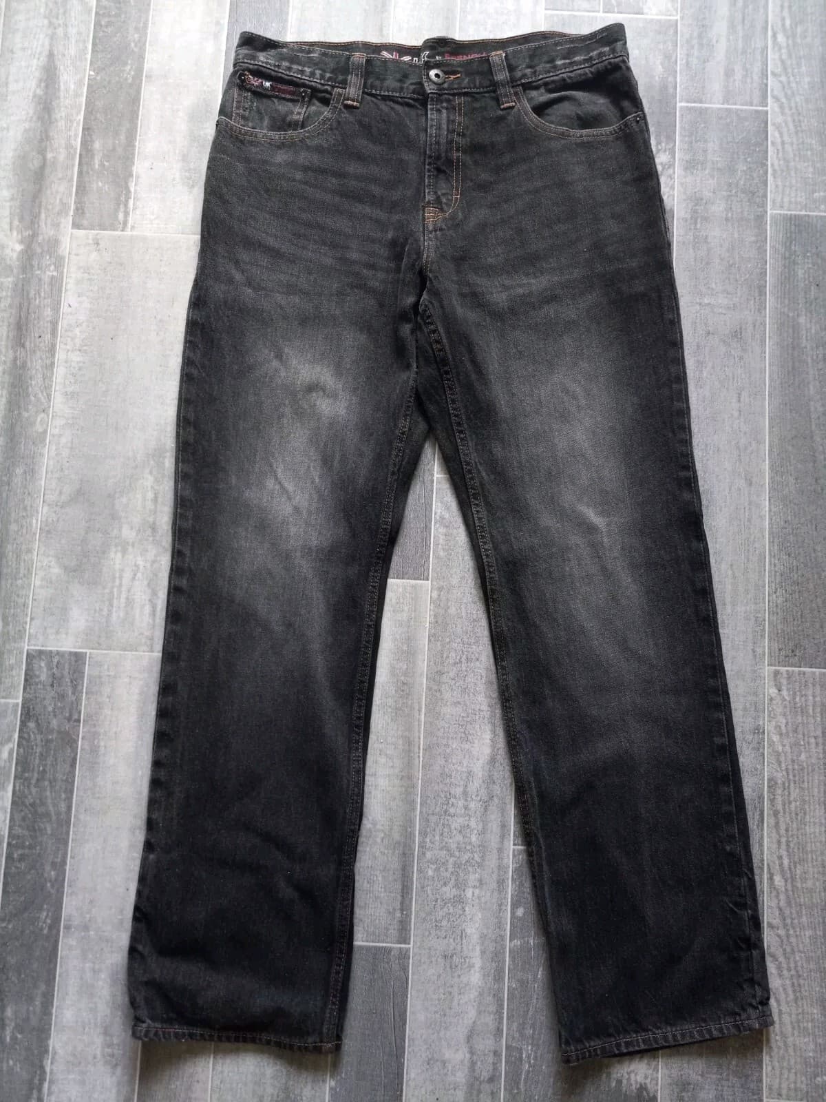 UK Style by French Connection Jeans Mens Size 34x31* Black  Straight Leg