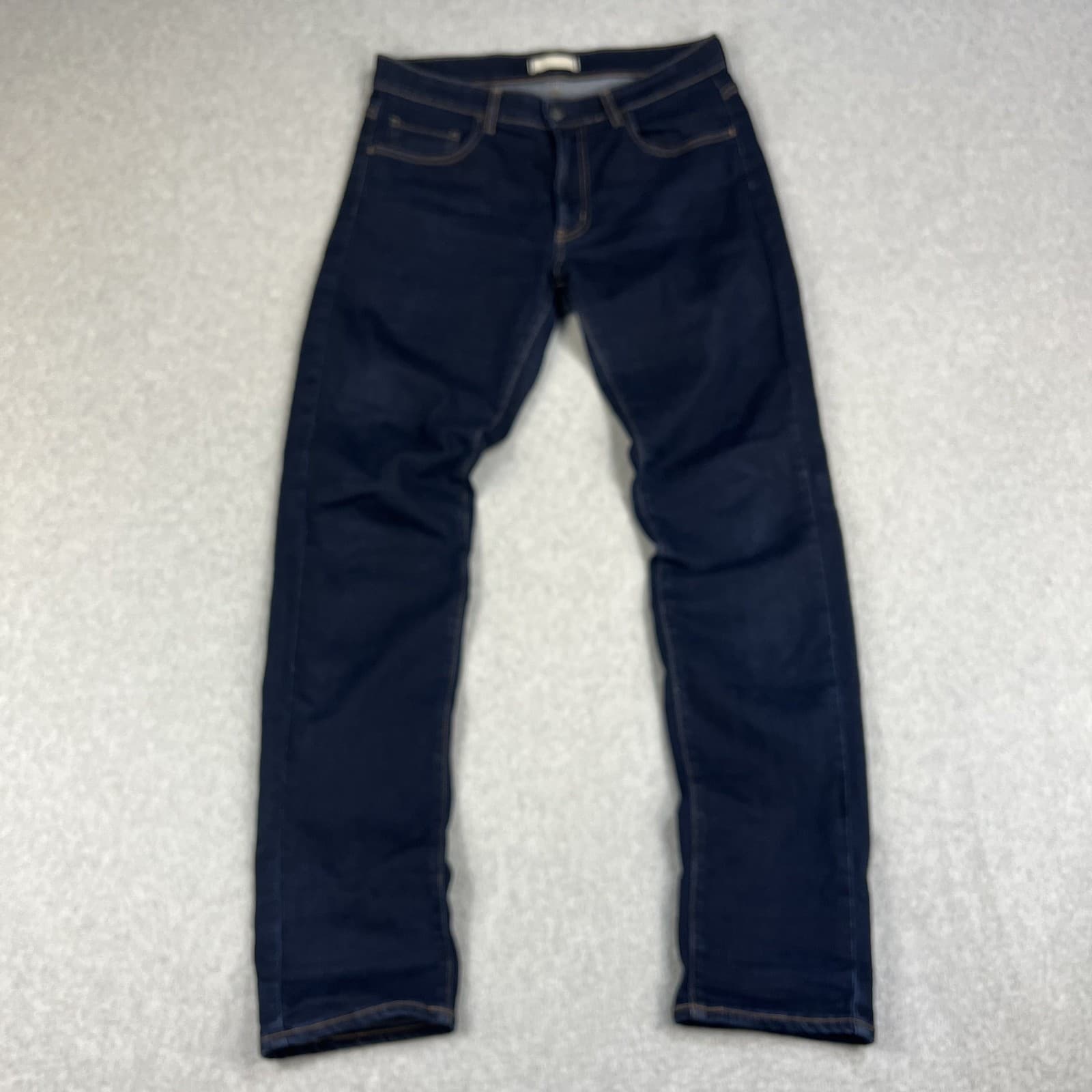 Uniqlo Jeans Mens 31x34 Ultra Stretch Skinny Leg Denim Cotton Stretch Pants Blue