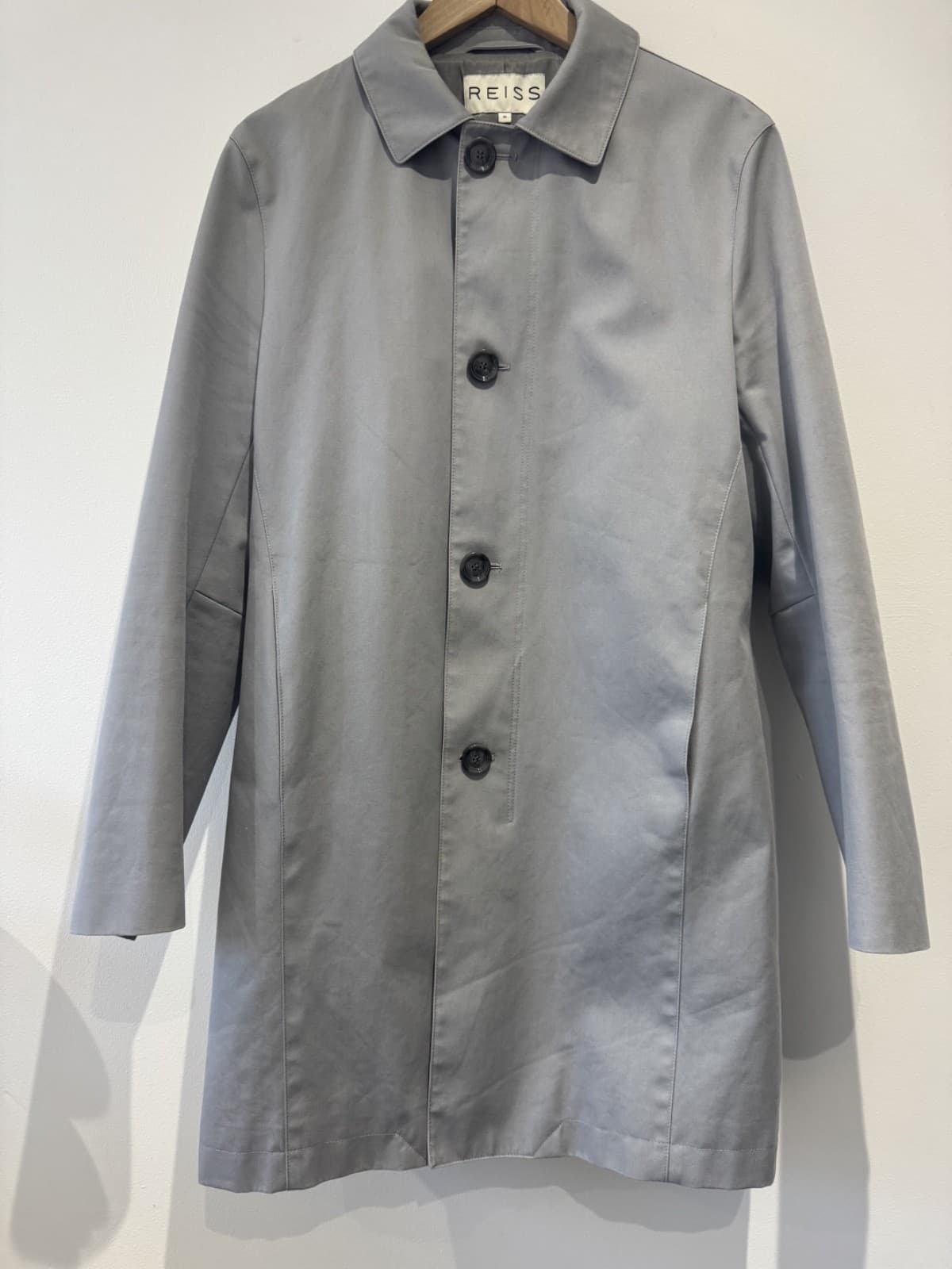 REISS Men's GREY Mac / Coat - Medium (M).